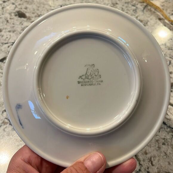Wardroom Anchor Navy Officer Salad or Bread plate- Shenango China Newcastle - Picture 4 of 5